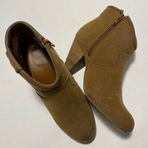 Call it Spring Women's Tan Suede Ankle Boots Size 7